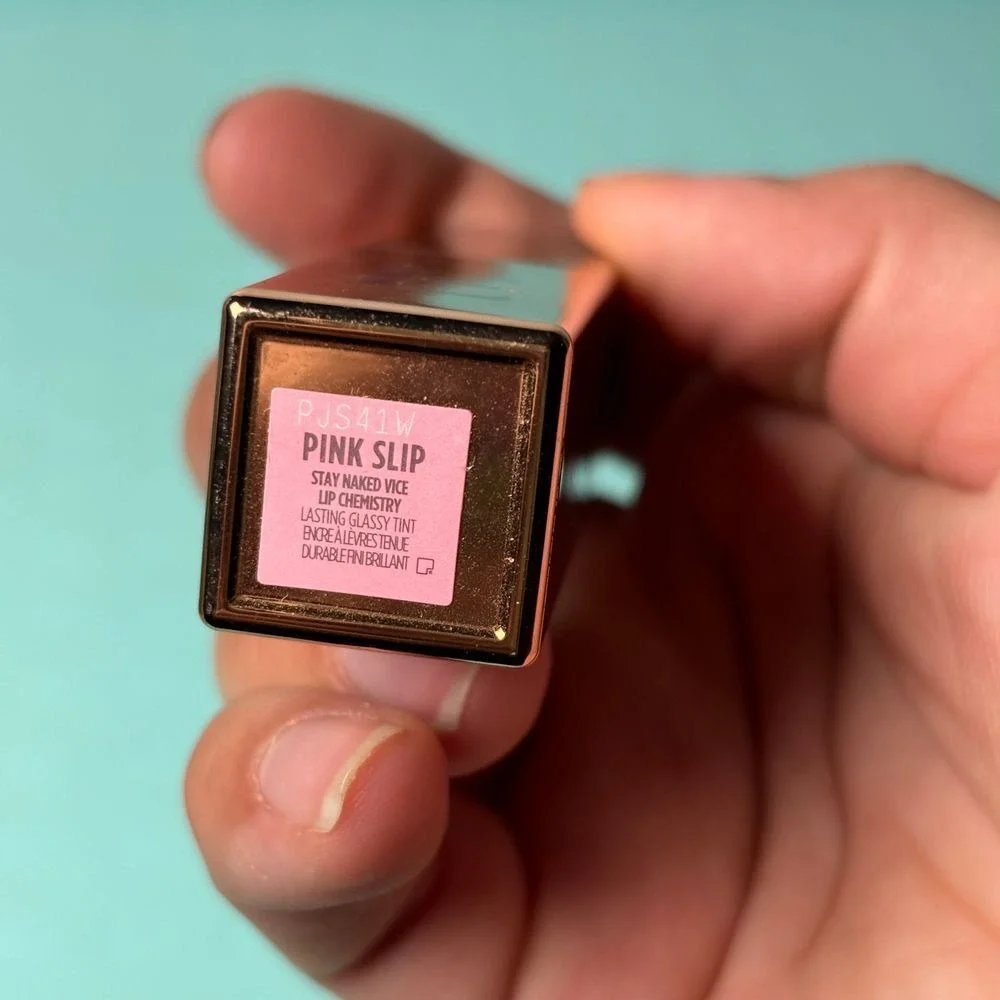 Urban Decay Lip Chemistry  Lasting Glassy Tint‎ Pink Slip